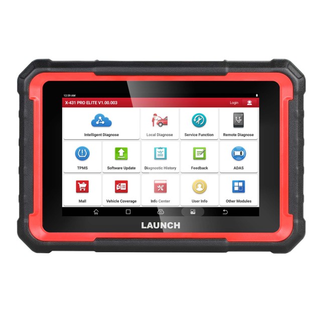 Launch X431 PRO ELITE Full System Diagnostic Tools 8" 32+ Resets with CANFD DOIP