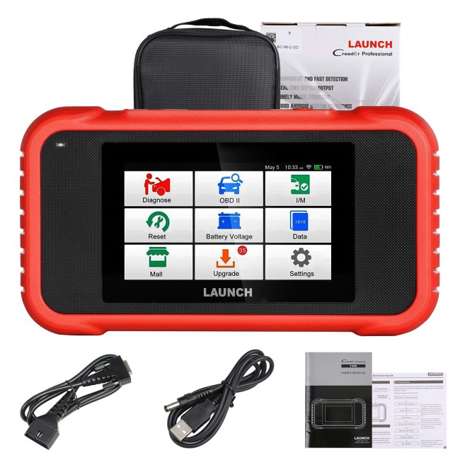 Launch CRP129E OBD2 Scanner Support ENG ABS SRS AT Diagnosis and Oil/Brake/SAS/TMPS/ETS Reset