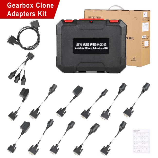 Launch X431 ECU & TCU Programmer + X-PROG3 Gearbox Clone Adaplers Kit