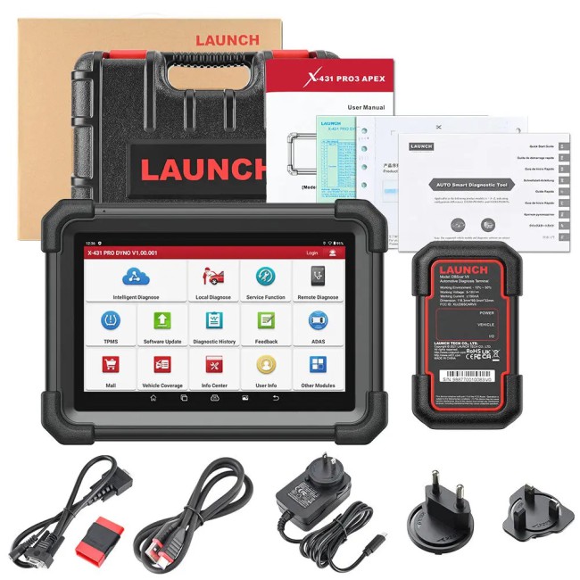 Launch X431 PRO DYNO Bi-directional Diagnostic Tool  8" with 37+ Services ,CAN FD DoIP Update Version of X431 Pro Elite, V Pro