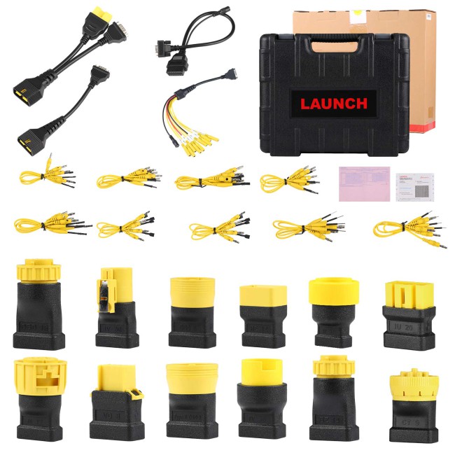 Launch X431 PAD V/ PAD VII and PRO5 Heavy Duty Truck Adapter & Software License