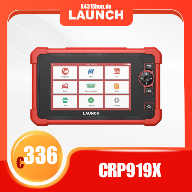 Launch CRP919X OBD2 Automotive Diagnostic Scanner Support CANFD, DOIP, ECU Coding, 31 Service