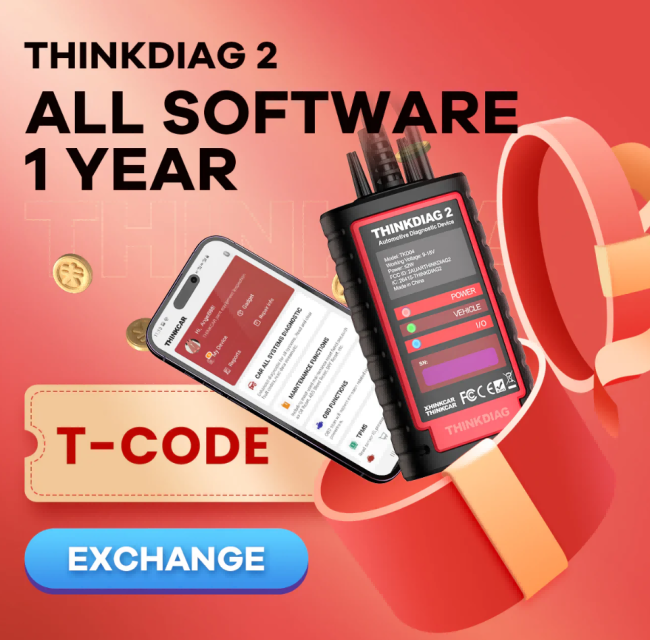 One Year Software Update Service for THINKCAR Thinkdiag 2 Scanner