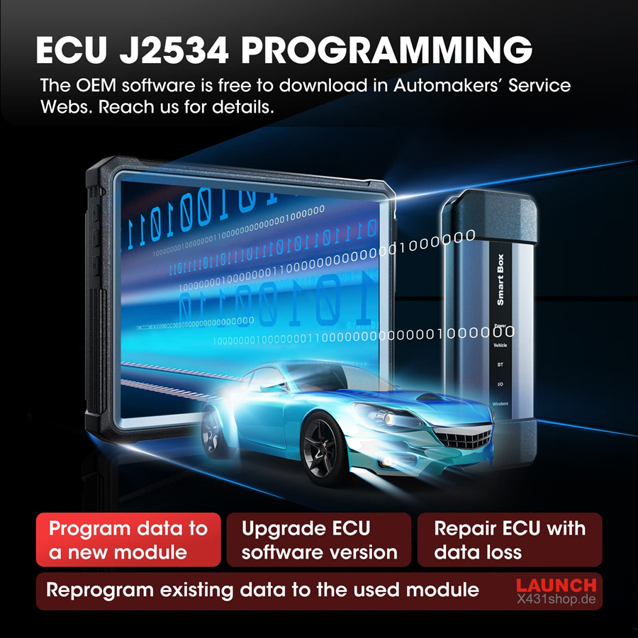 launch pro5 ecu programming