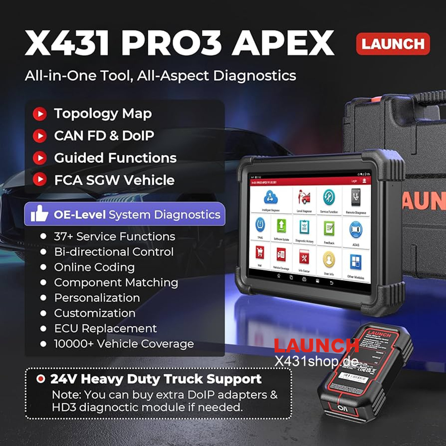 X431 PRO3 APEX