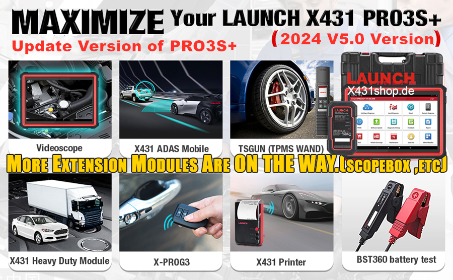 launch x431 pro3s+ v5.0